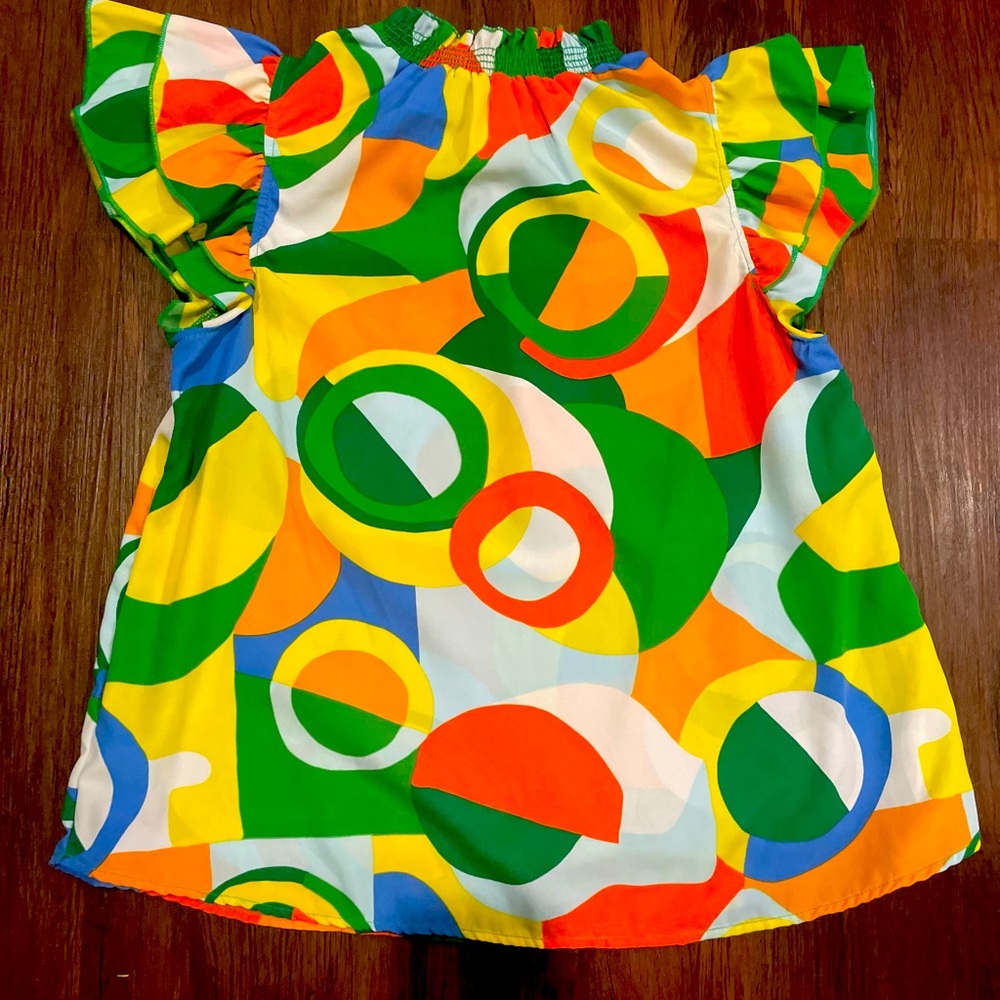 Ces Femme Polka Dot Sleevless Top Sz M